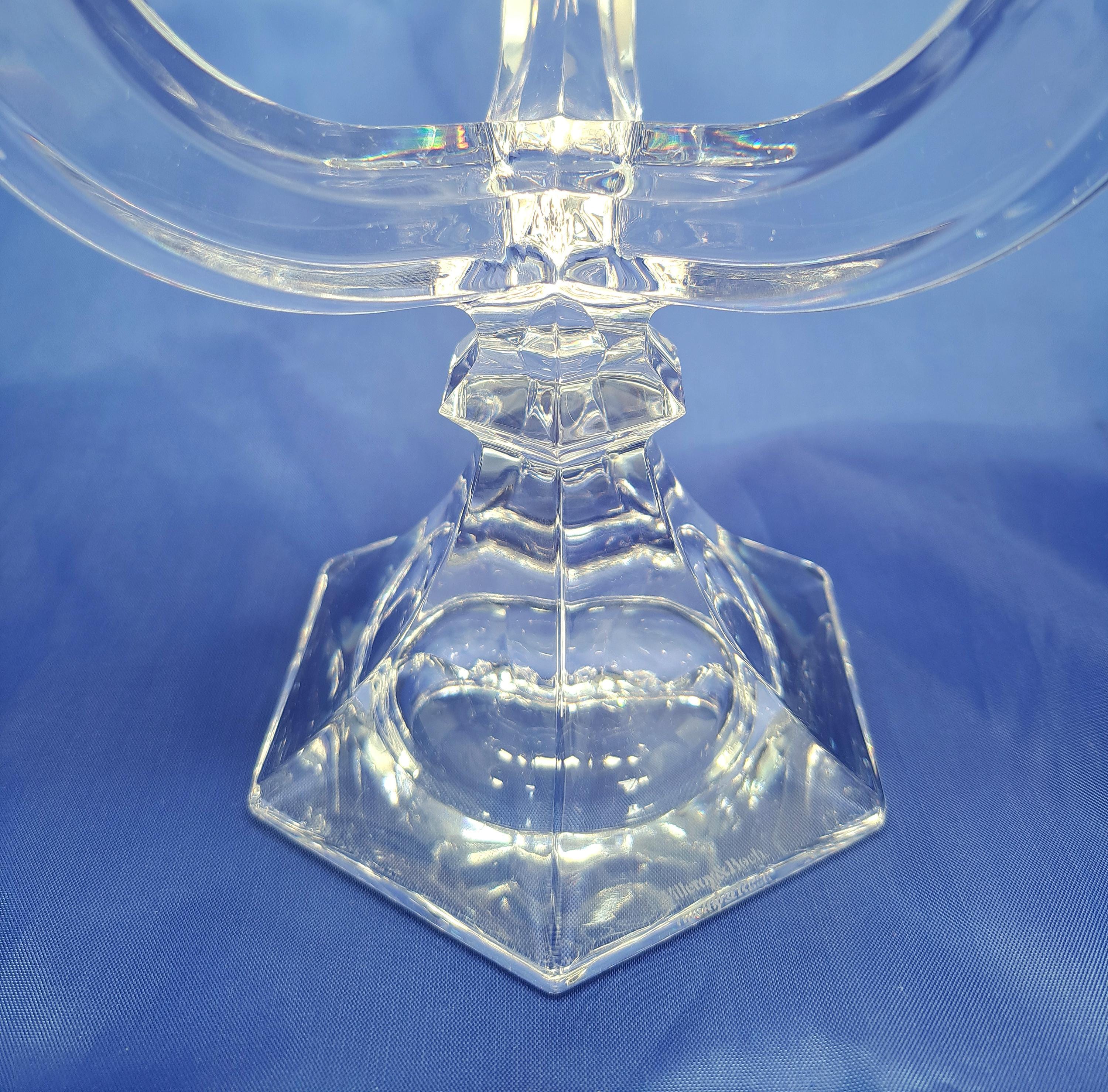 Villeroy & Boch Mozart Crystal Candelabra, 3 Arm Candle Holder — image 6