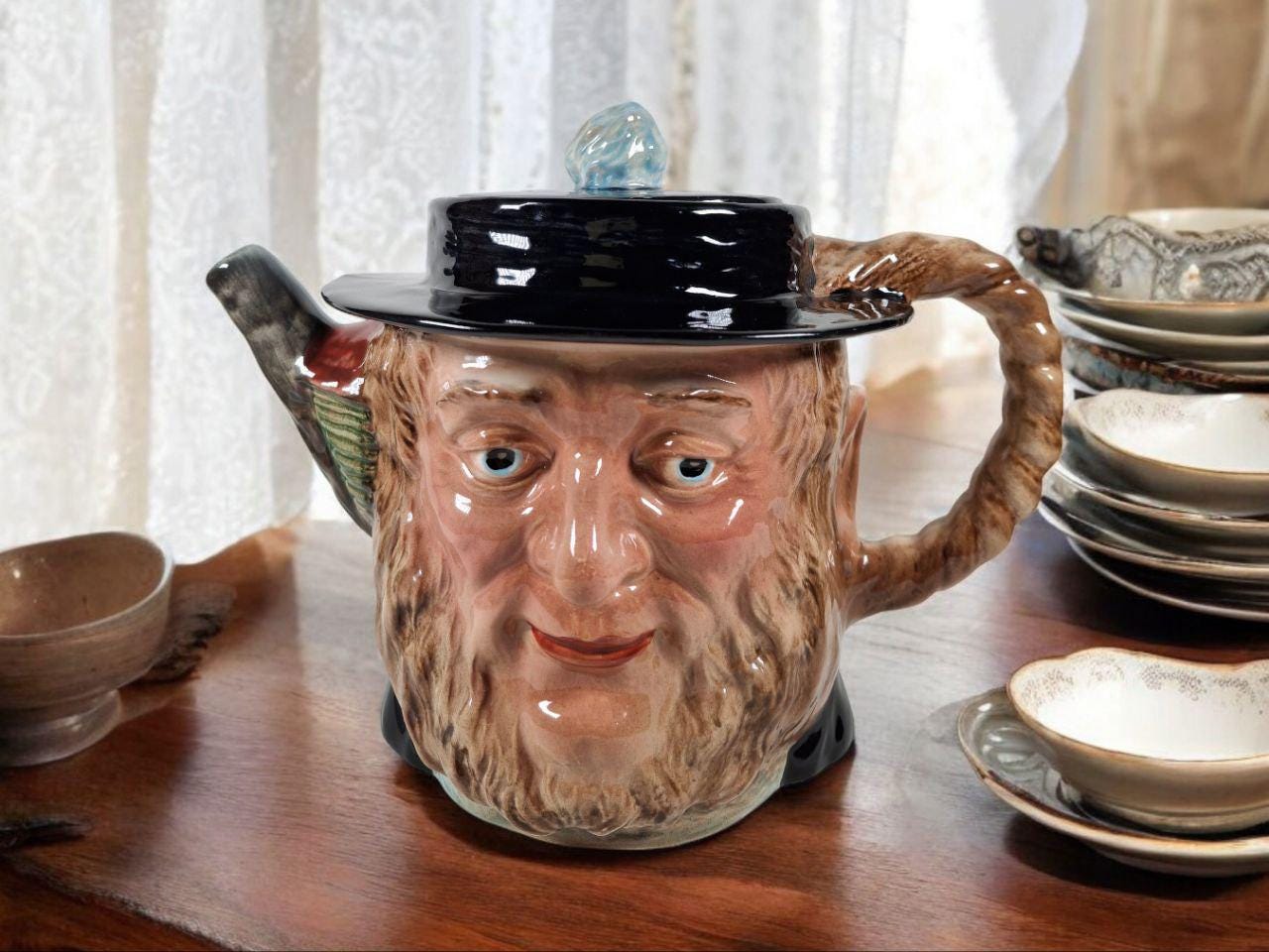 Vintage Porcelain Teapot Beswick English Pottery “Mr. Peggotty”