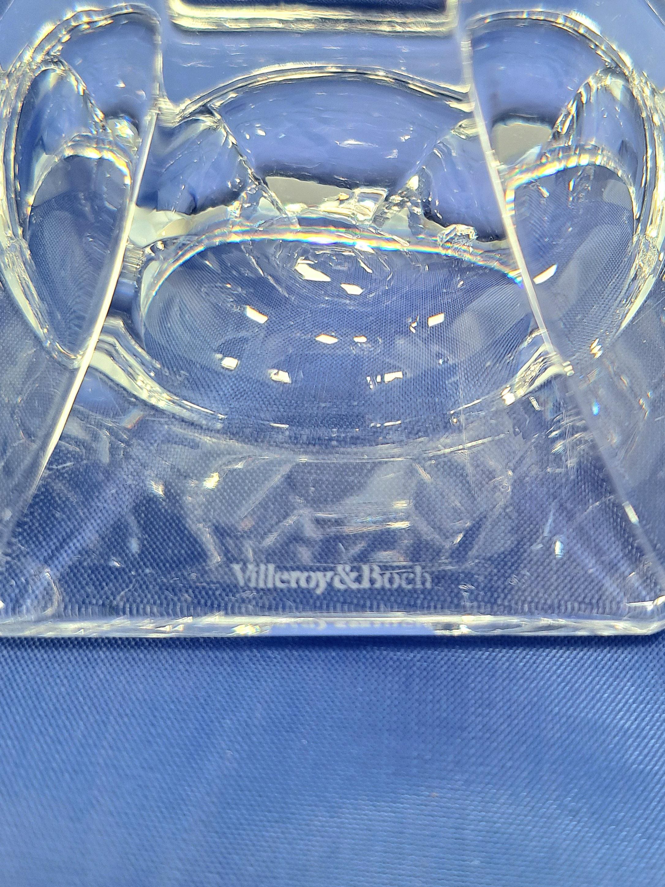 Villeroy & Boch Mozart Crystal Candelabra, 3 Arm Candle Holder — image 7