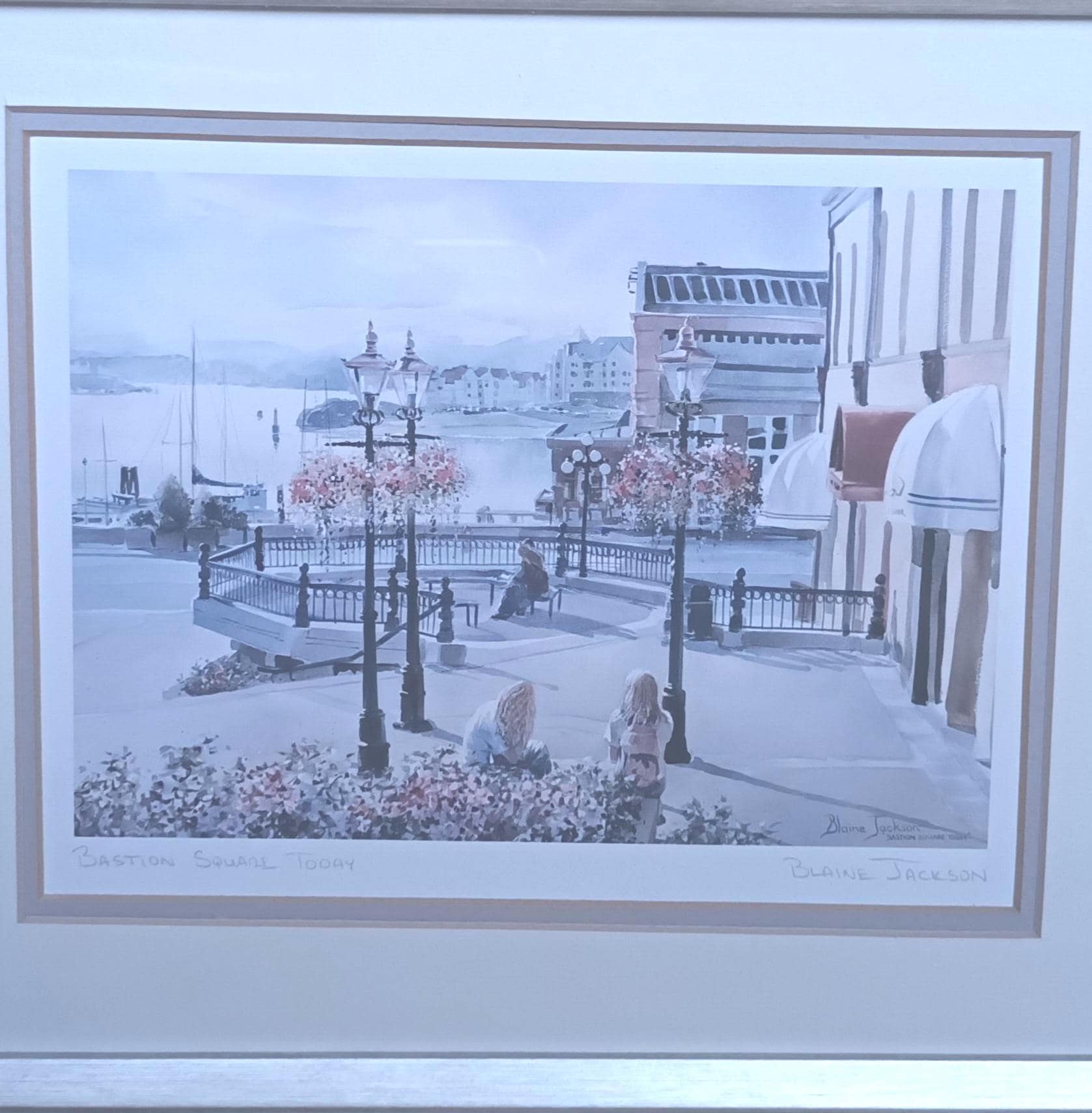 Three Framed Prints Signed Blaine Jackson - Romancing Victoria - Legacy of Thunderbird - Bastion Square Today — image 6