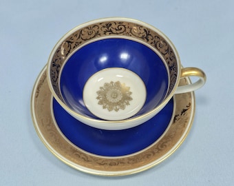 Vintage Teacup & Saucer Rosenthal, Germany, 1939-1956