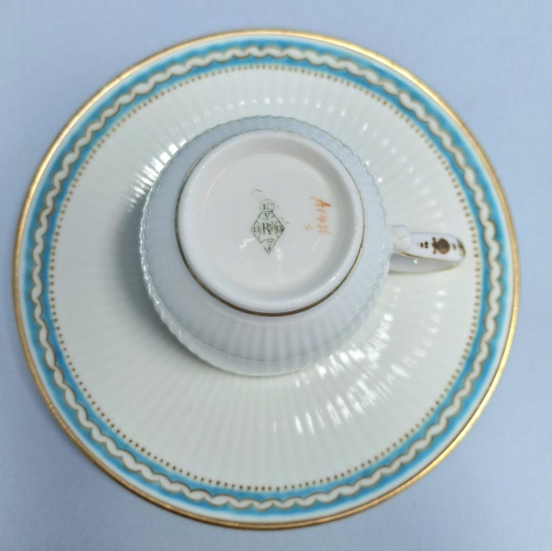 Vintage Minton, Stoke, Staffordshire Teetasse mit Untertasse. Sammler, Vintage Liebhaber Geschenk Bild 5