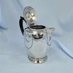 Antikes versilbertes Teekännchen, Zuckerdose, Milchkännchen Set: Sheffield 1913 Bild 18