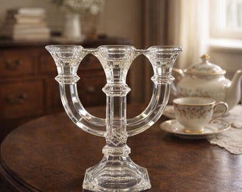 Villeroy & Boch Mozart Kristall-Kerzenständer, 3-armig