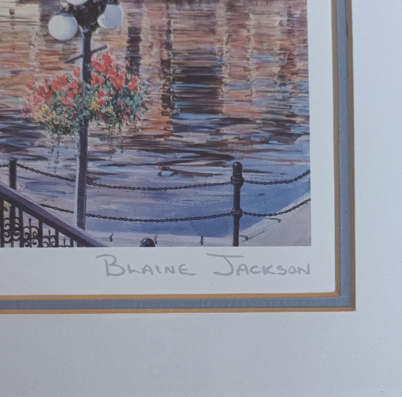 Three Framed Prints Signed Blaine Jackson - Romancing Victoria - Legacy of Thunderbird - Bastion Square Today image 8