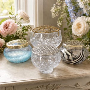 Crystal Rose Bowl - Etsy