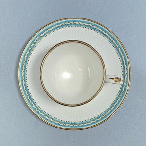 Vintage Minton, Stoke, Staffordshire Teetasse mit Untertasse. Sammler, Vintage Liebhaber Geschenk Bild 4