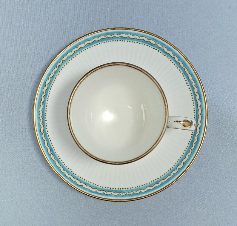 Vintage Minton, Stoke, Staffordshire Teetasse mit Untertasse. Sammler, Vintage Liebhaber Geschenk Bild 4