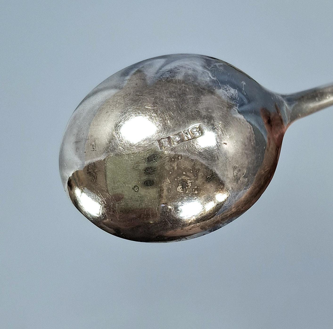 Vintage Set Of 6 Silver Plated Coffee Spoons In Original Box. Art Deco — image 4
