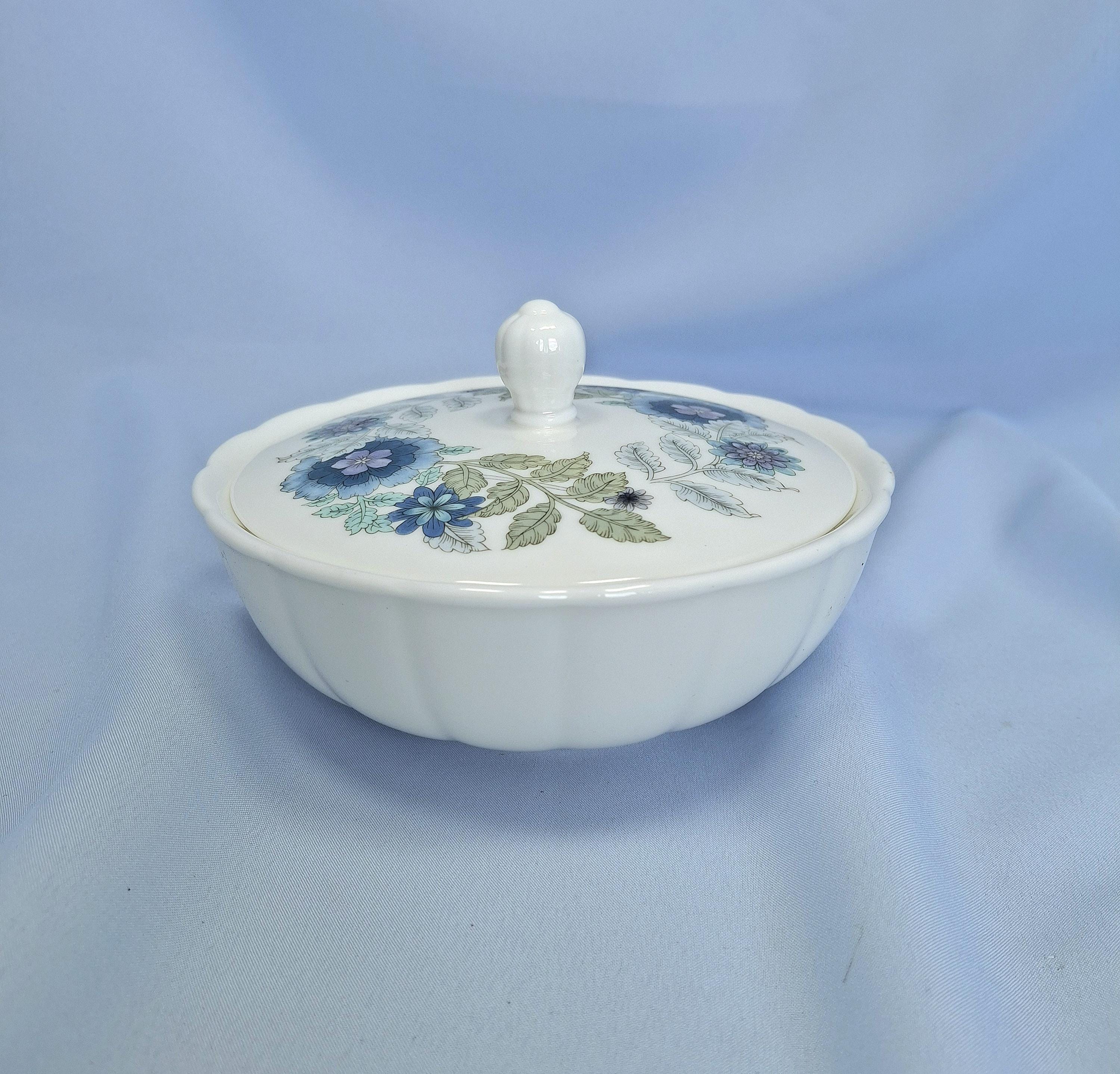 Vintage Wedgwood Sugar bowl with lid Bone China or Candy Dish