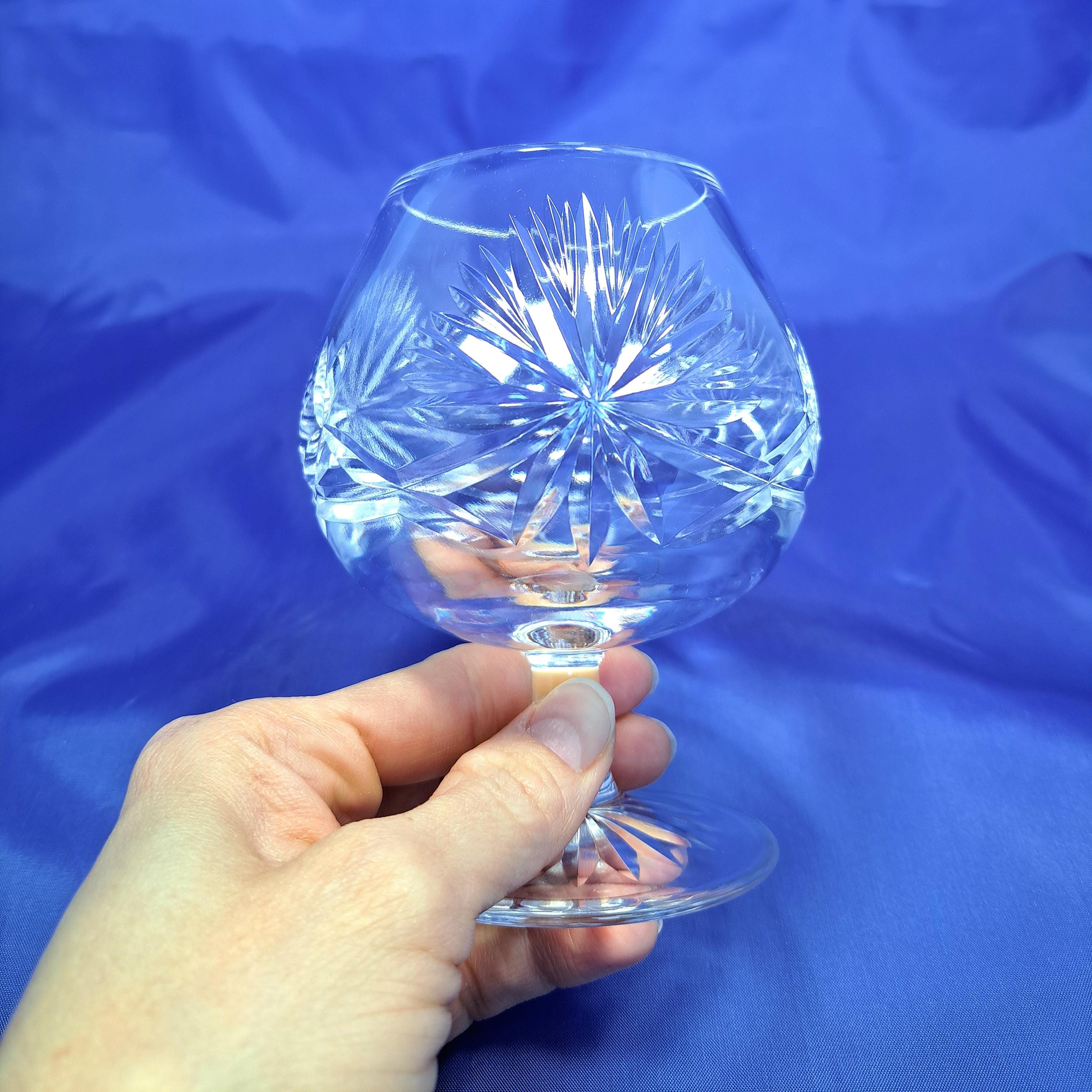Vintage Crystal Brandy Glasses