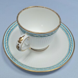 Vintage Minton, Stoke, Staffordshire Teetasse mit Untertasse. Sammler, Vintage Liebhaber Geschenk Bild 12