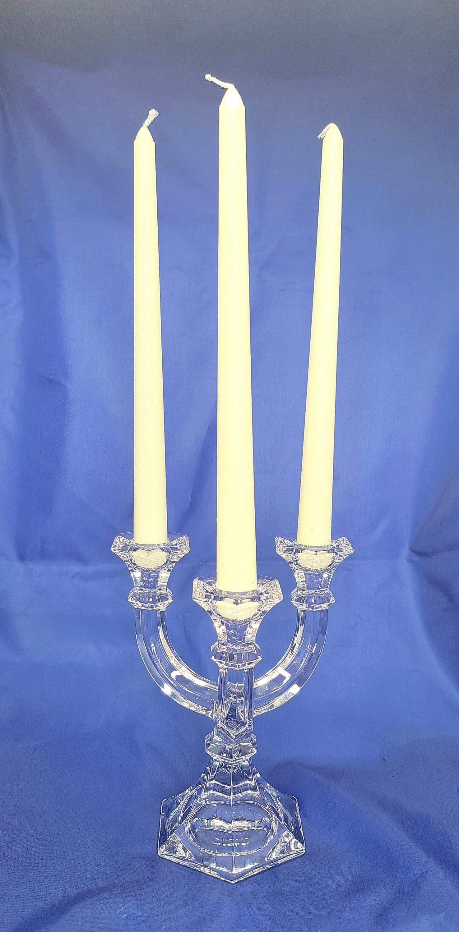 Villeroy & Boch Mozart Crystal Candelabra, 3 Arm Candle Holder — image 3