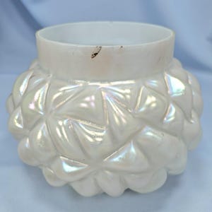 Sällsynt stor rosenkål, Kralik Boho Art glasvas och blomgroda, cirka 1900. Antik bild 5