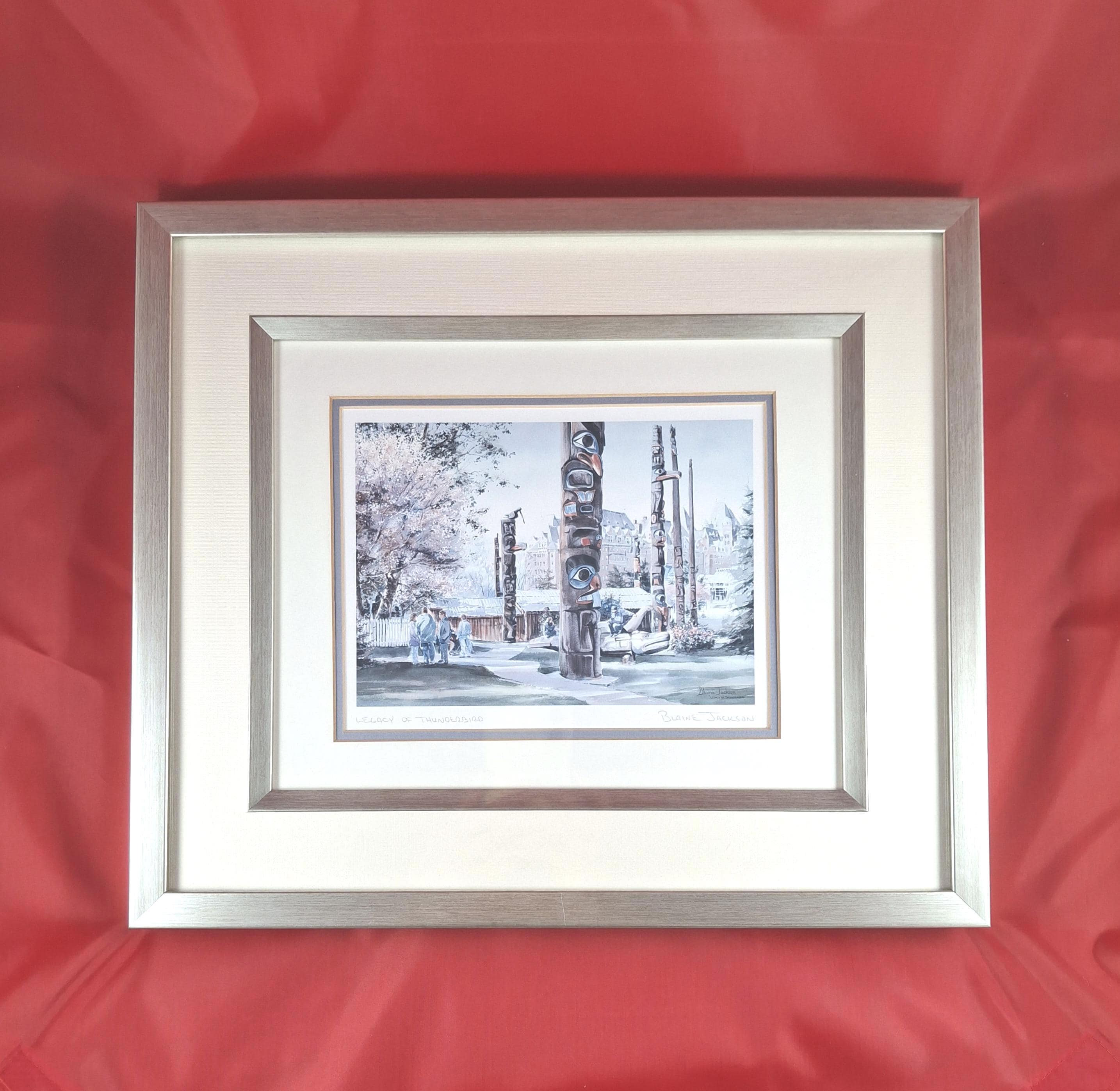 Framed Print Signed Blaine Jackson - Legacy of Thunderbird