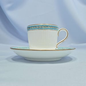 Vintage Minton, Stoke, Staffordshire Teetasse mit Untertasse. Sammler, Vintage Liebhaber Geschenk Bild 2