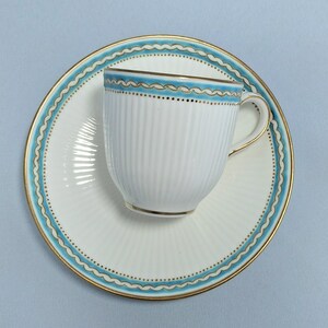 Vintage Minton, Stoke, Staffordshire Teetasse mit Untertasse. Sammler, Vintage Liebhaber Geschenk Bild 3