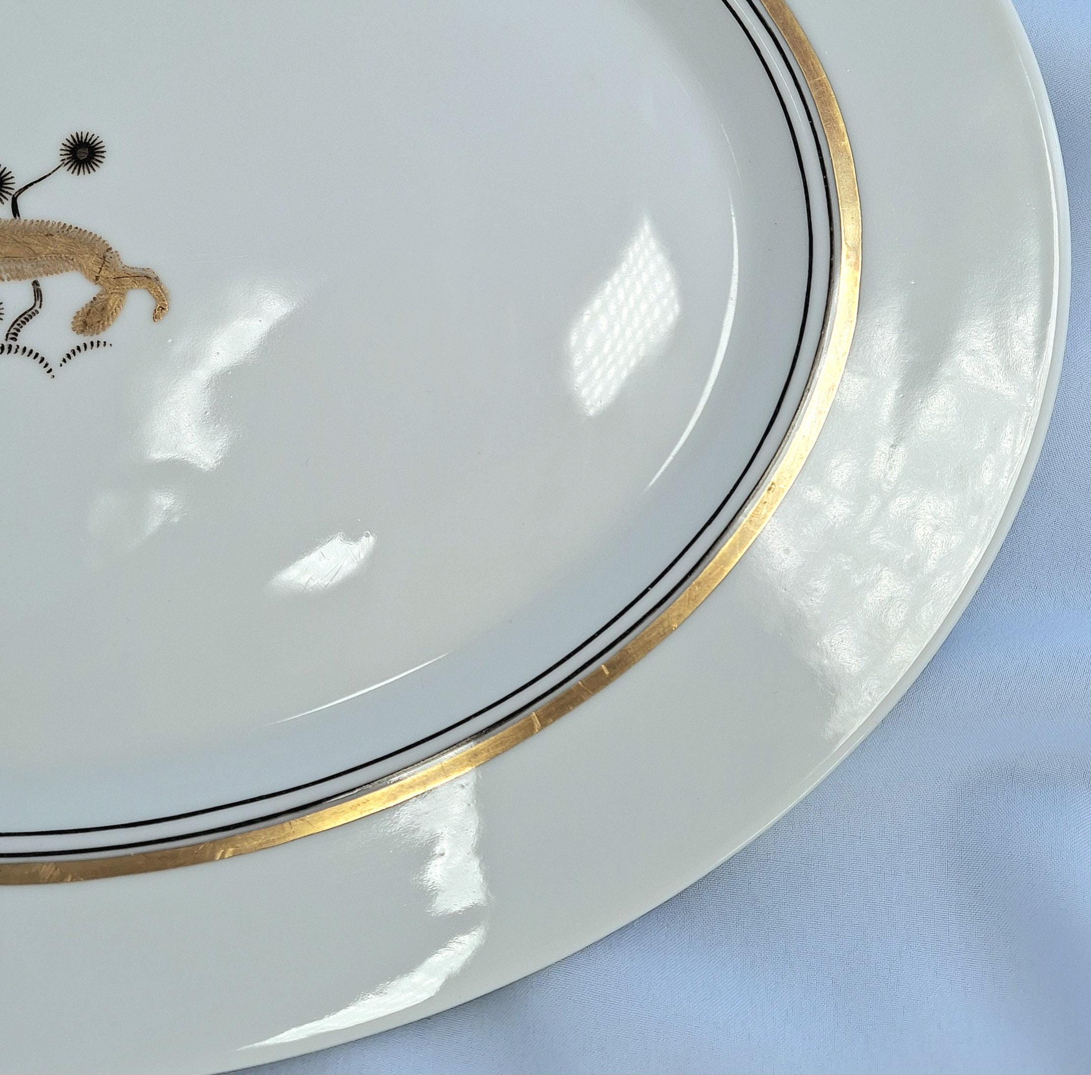Rare Antique Royal Copenhagen - Oval Serving Plate, 1925 — image 4
