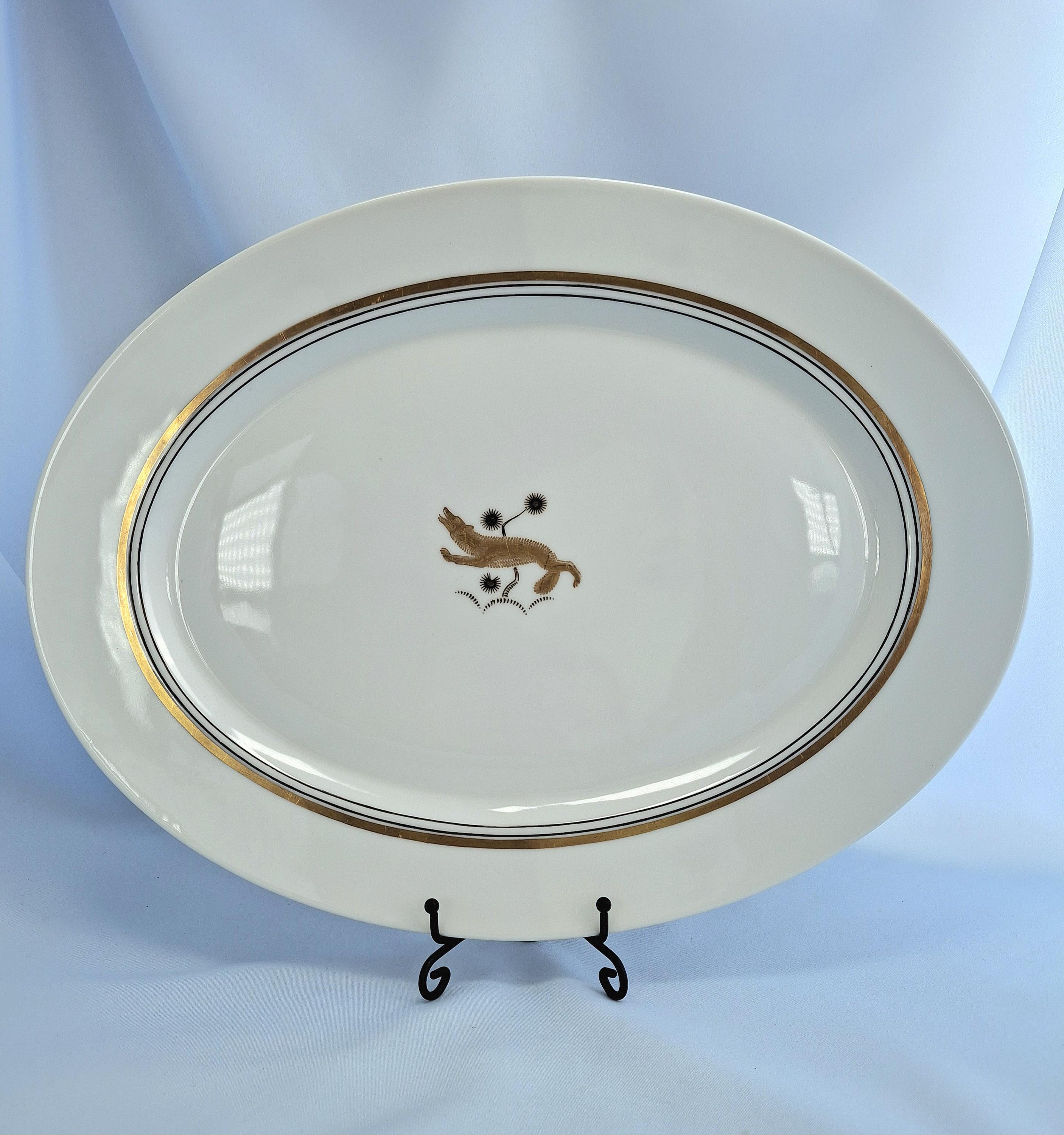 Rare Antique Royal Copenhagen - Oval Serving Plate, 1925 — image 10