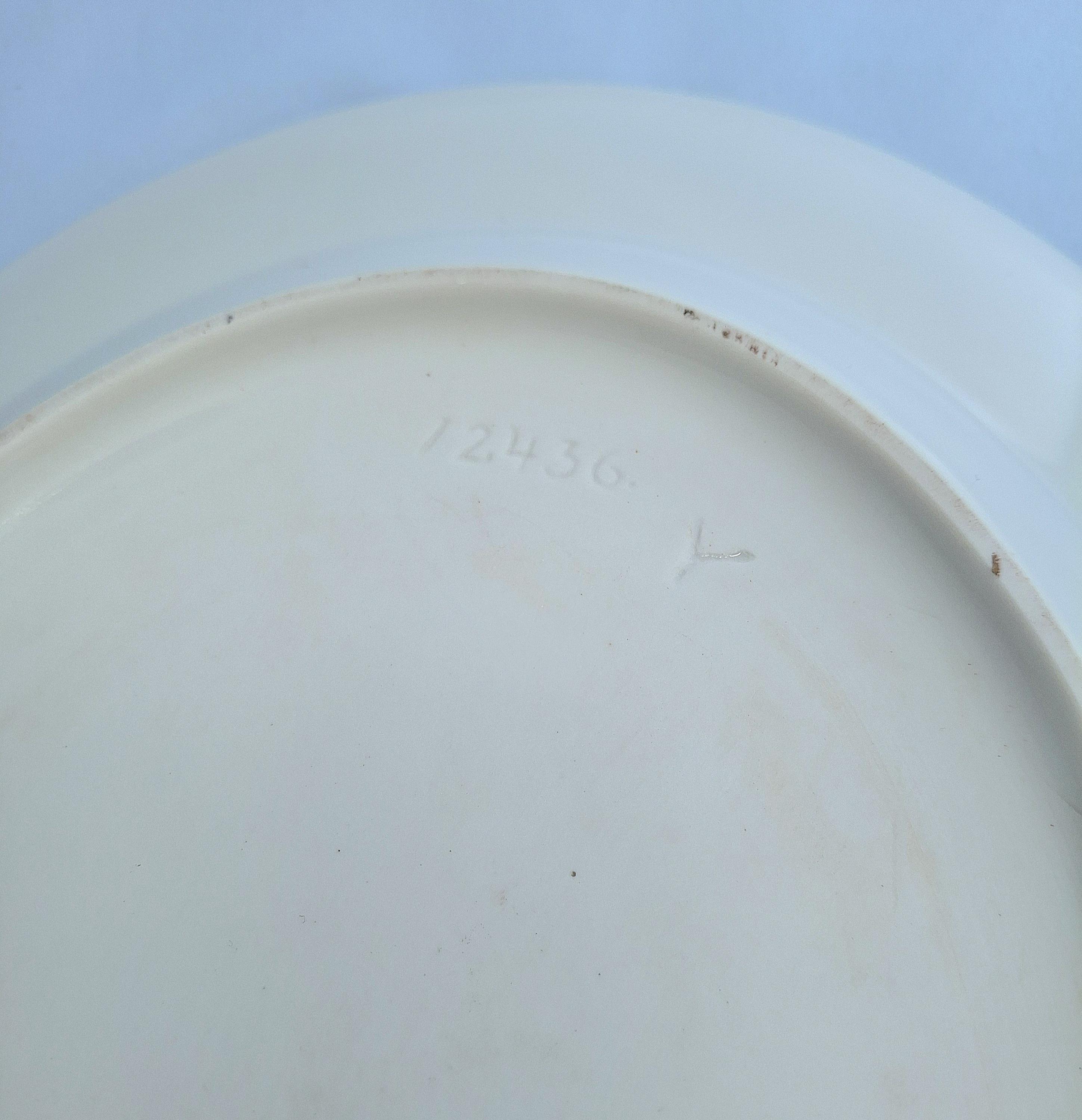 Rare Antique Royal Copenhagen - Oval Serving Plate, 1925 — image 8