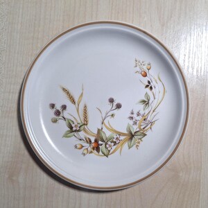 Vintage Marks & Spencer Tea Cup Trio Set: Harvest Floral Oven-to-Tableware image 4