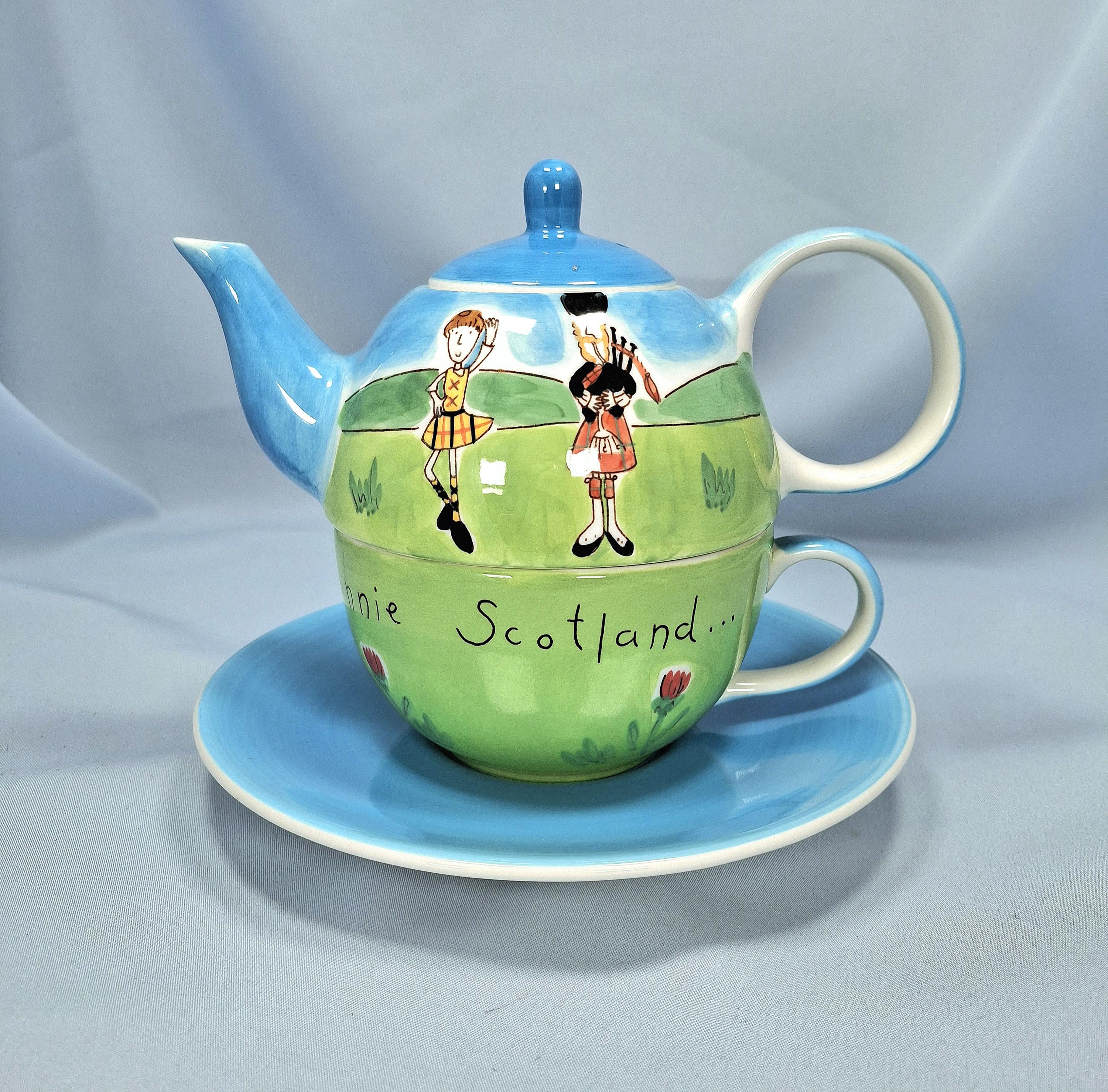 Porcelain Tea for One Set - Creative Tops - Floral Teapot