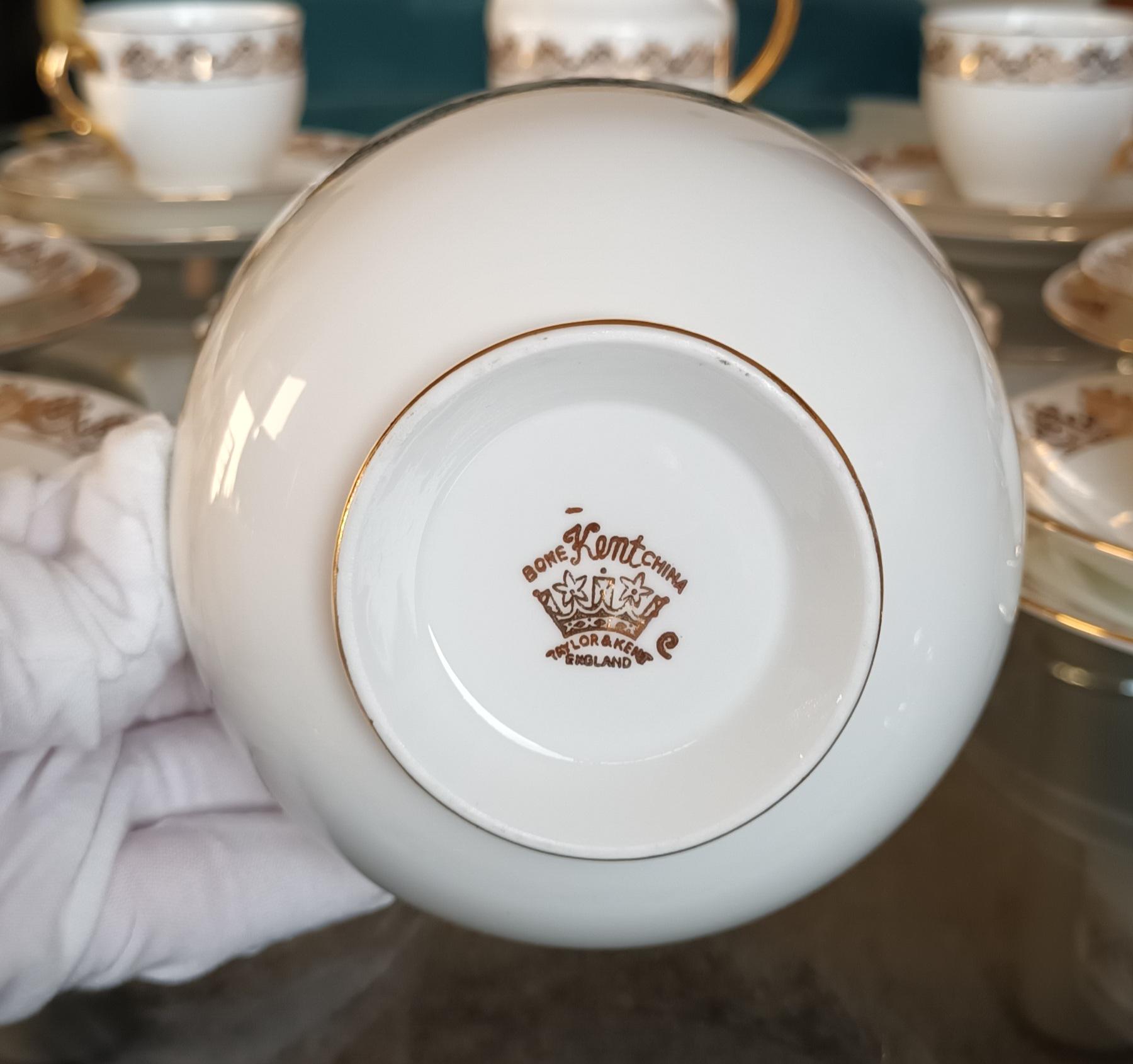 Vintage Bone China Tea Trio: England Tea Cup, Saucer, Plate — image 10