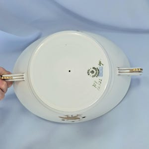 Royal Copenhagen Antique Sauce Tureen and Cover, Denmark, 1925, Casserole Serving Dish image 10