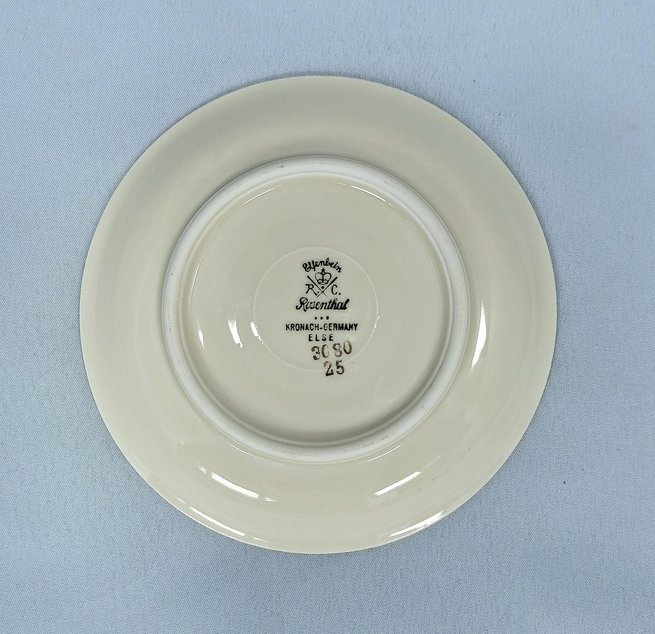 Vintage Teacup & Saucer Rosenthal, Germany, 1939-1956 — image 5