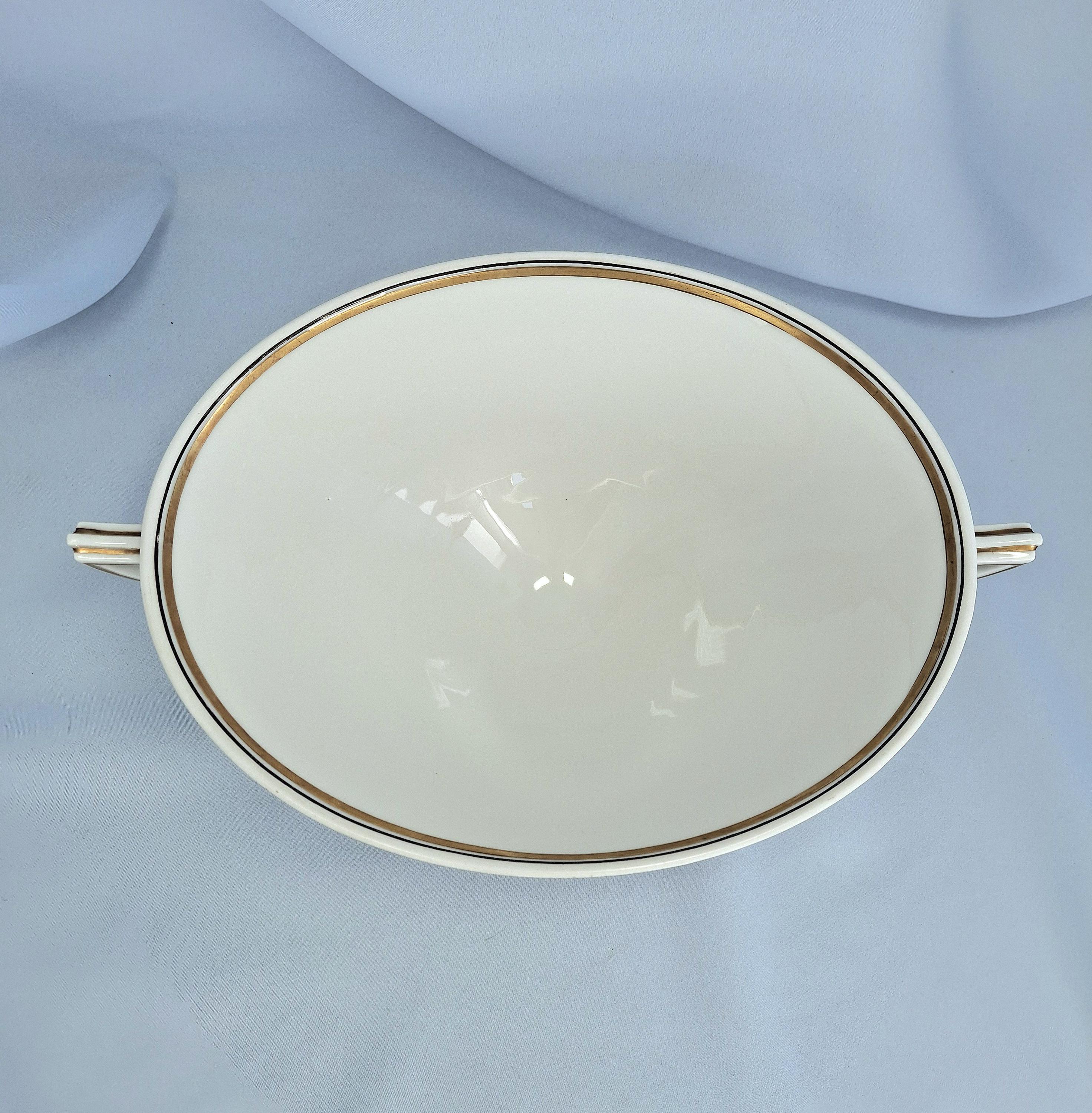 Royal Copenhagen Antique Sauce Tureen and Cover, Denmark, 1925, Casserole Serving Dish, Vegetable Tureen — image 5