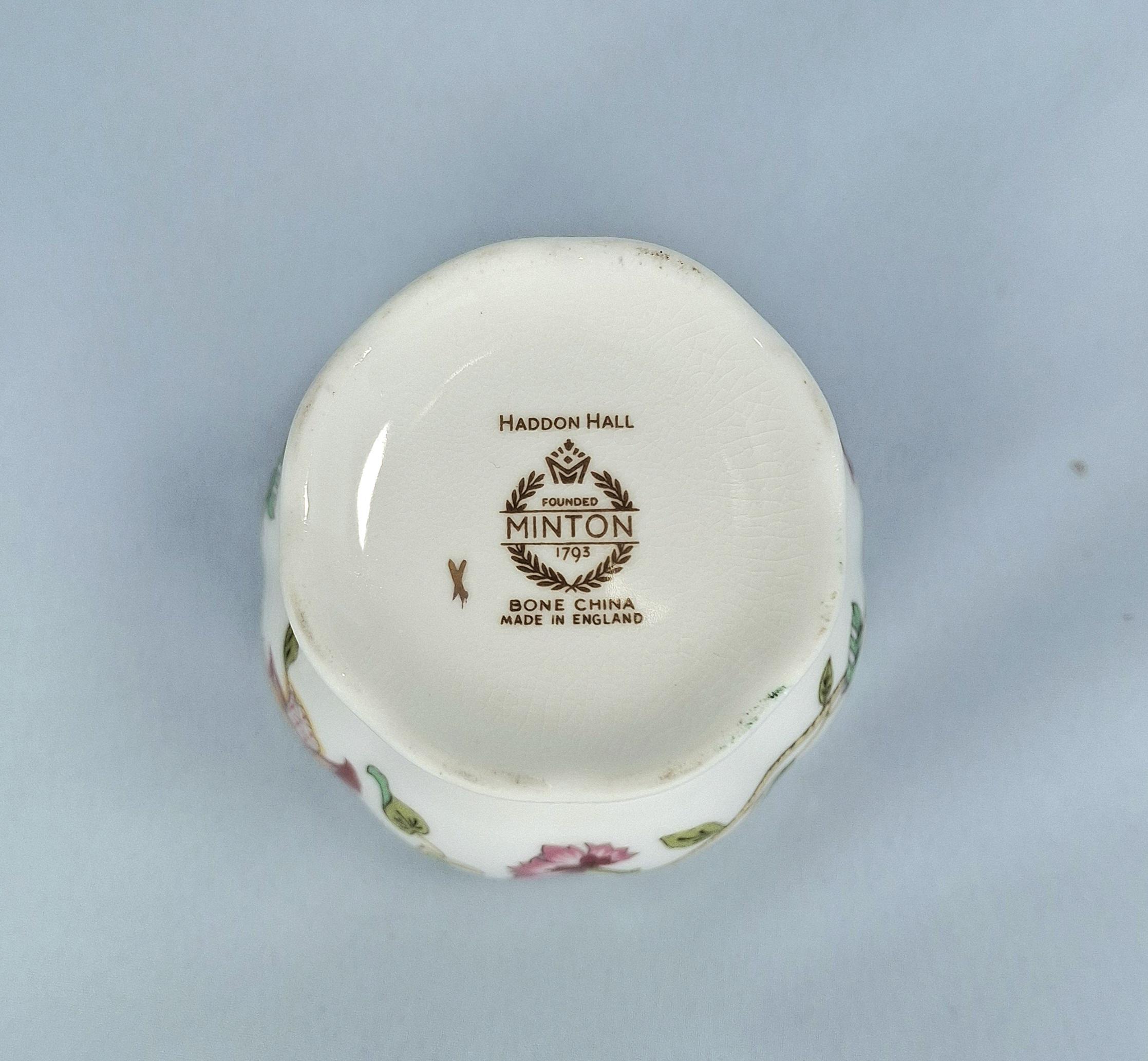 Vintage Candle holders: Royal Doulton Canton and Minton, Fine Bone China, English, Pedestal Candlesticks — image 6
