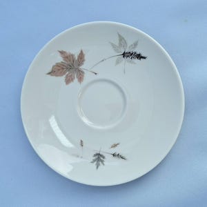 Vintage Royal Doulton Tumbling Leaves Kaffee-Set, Bone China, England. 19teilig Bild 9