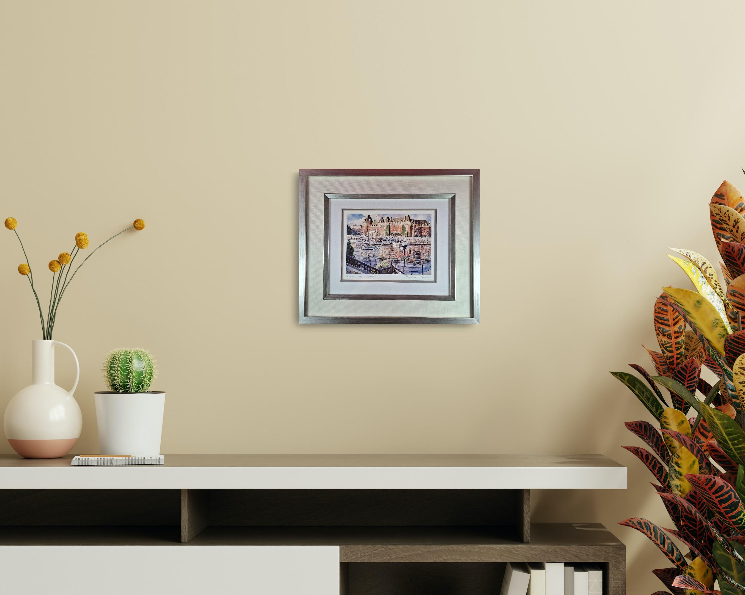 Framed Print Signed Blaine Jackson - Romancing Victoria