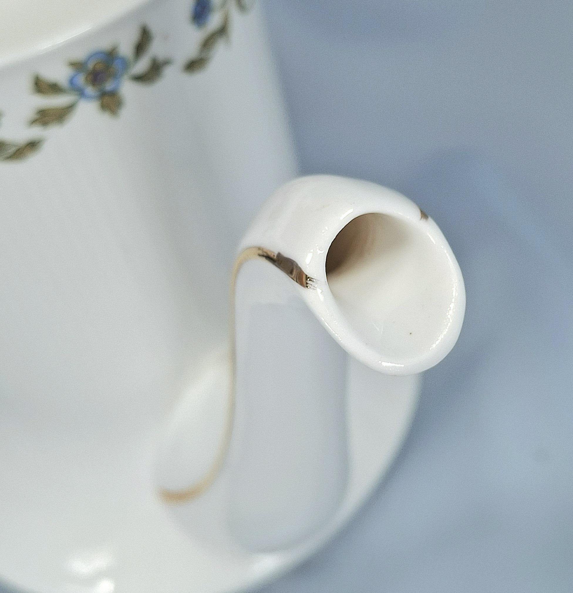 Vintage Tea Set Paragon Pandora, Fine Bone China, Floral & Gold Gilded — image 6