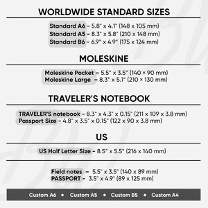 Trifold Journal Cover, Leather Travelers Notebook Cover, Refillable Planner Cover, Custom Passport Cover, Personalized Gift for Coworker image 5