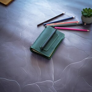Journal de papa, couverture de passeport pour carnet de voyage, couverture d'agenda en cuir rechargeable personnalisée, couverture de poche pour notes de terrain, cadeau papa d'un enfant
