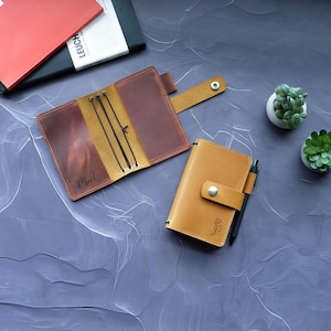 Leather Field Notes Cover, Travelers Notebook Cover, Refillable Journal Cover, Notebook Protective Case, Planner Holder, Notebook Sleeve
