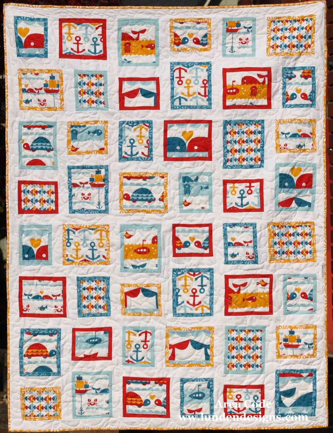 Area Code Quilt Pattern PDF Etsy