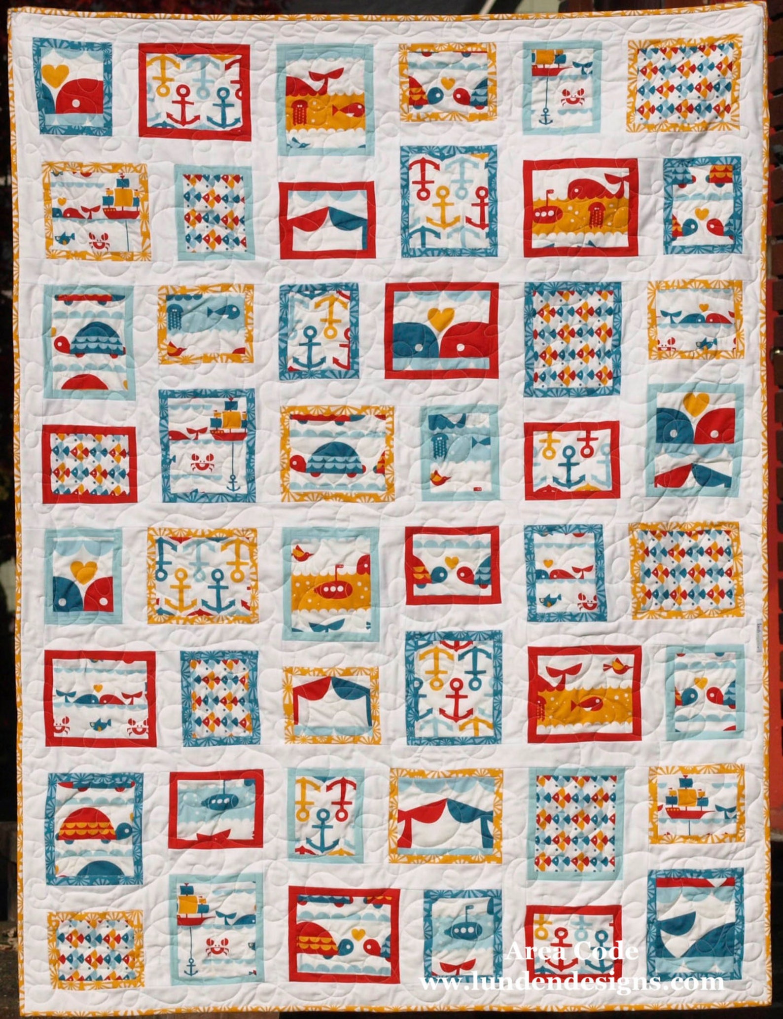 Area Code Quilt Pattern PDF Etsy