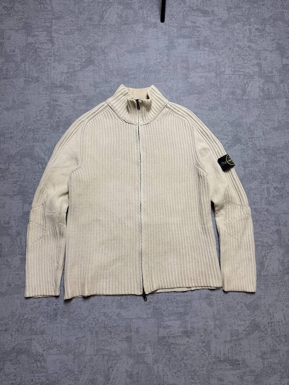 Stone Island vintage full zip sweater knitwear