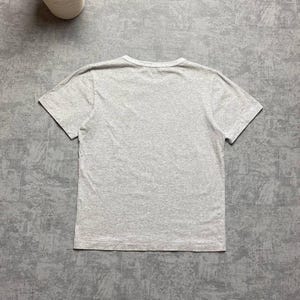 Comme Des Garcons Play Cotton Tee T Shirt Crew Neck Gray Womens Size L image 8