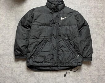 Vintage 90s Nike Réversible Down Jacket Size: XL/ Antique Bomber 