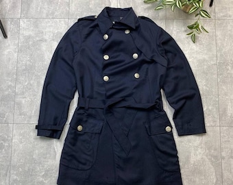 Vivienne Westwood Vintage Wool Cashmere Coat | Black Mid-length