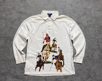 Polo Ralph Lauren Limited Edition Scenic 5 Five Horsemen Match Rugby Shirt