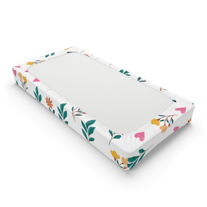 Floral Baby Changing Pad Cover Jersey Knit Soft Comfortable Stylish