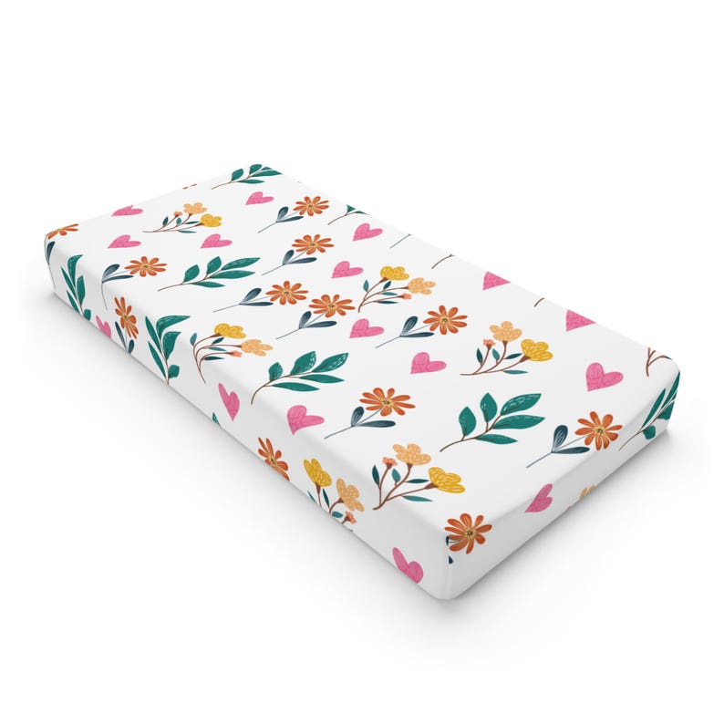 Floral Baby Changing Pad Cover Jersey Knit Soft Comfortable Stylish