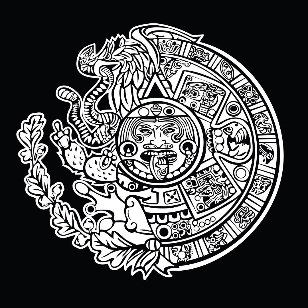 Aztec Indesign Aztec Digital Files SVG PNG | Boho Tribal Designs | Cricut Silhouette ...