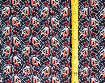 SCRM Mask Collage Fabric ( 2 Size Selections - 18" x 58" and 36" x 58") Brand NEW