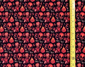 Pump Kin Man Fabric ( 2 Size Selections - 18" x 58" and 36" x 58") Brand NEW