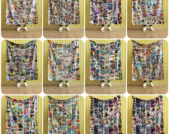 Anime Colored Manga Microfiber Fleece Throw Blankets (50" x 60" & 80" x 60" WITH DIFFERENT THEMES)